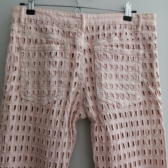 Isabel Marant Spring '14 Runway Pierce Pantalon Cutout Pink Jeans 38 (6 US) - Picture 5 of 16